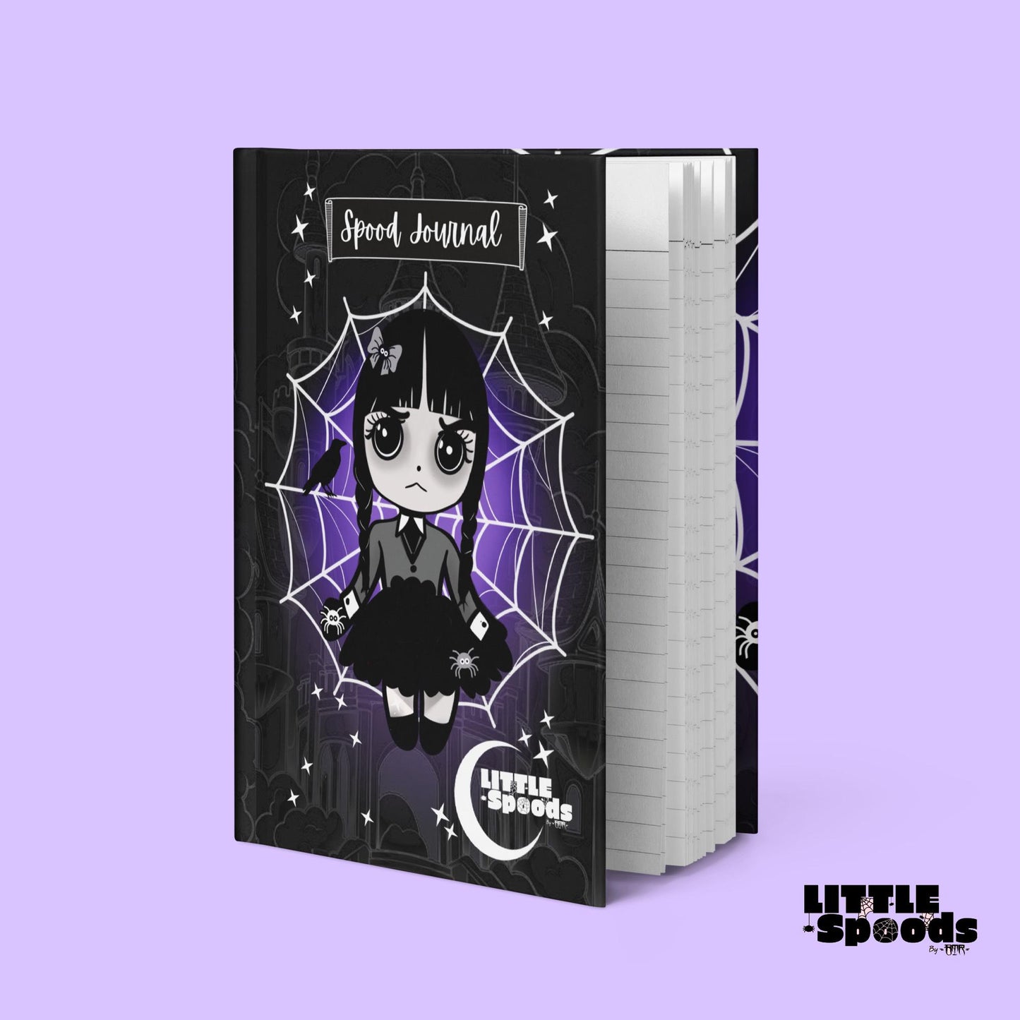 Hardcover Wednesday inspired Spood Journal