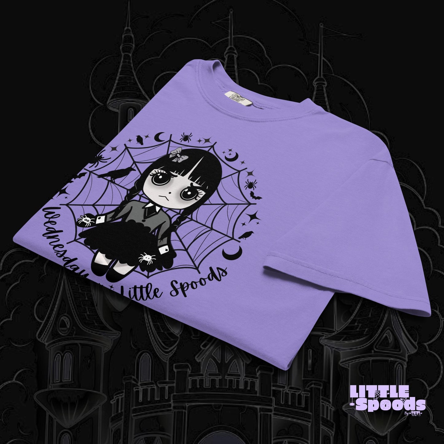 Purple Little Spoods x Wednesday T-shirt