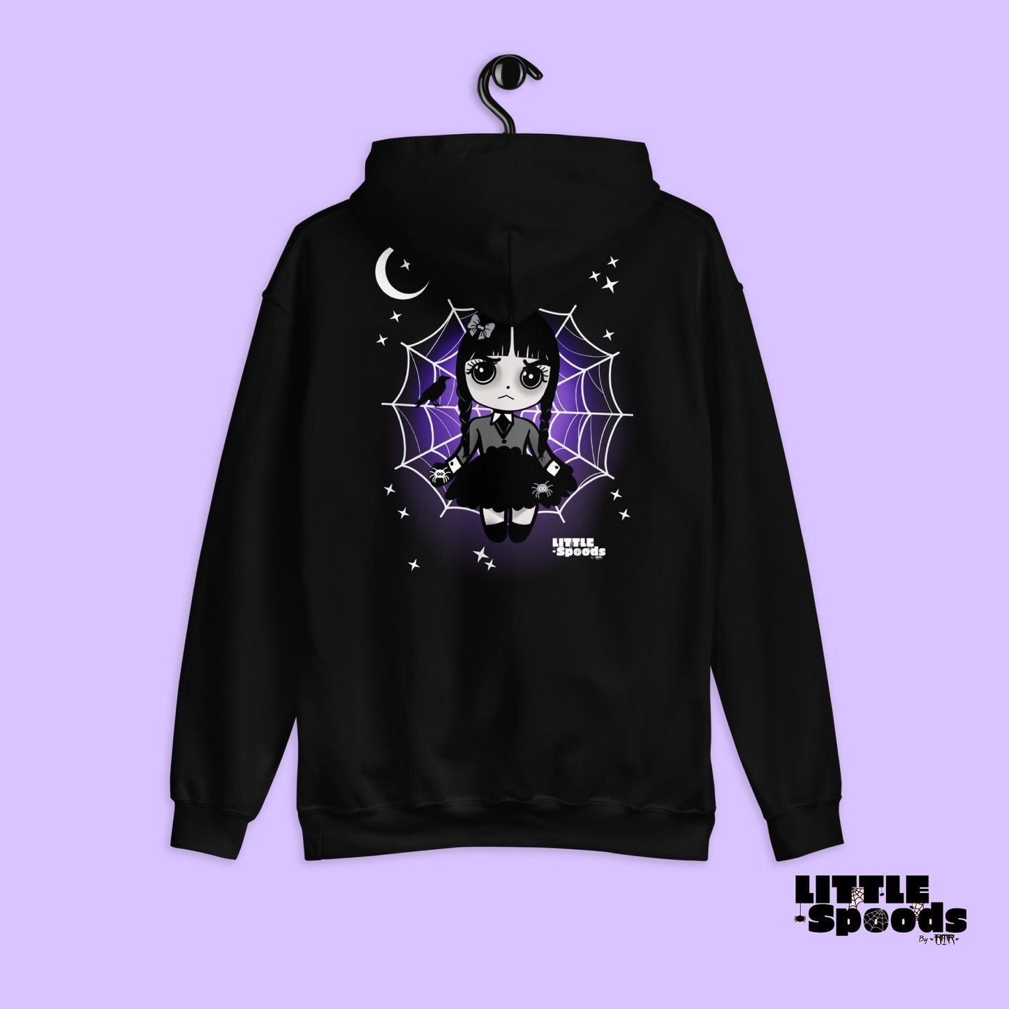 Wednesday-Inspired Little Spoods Hoodie