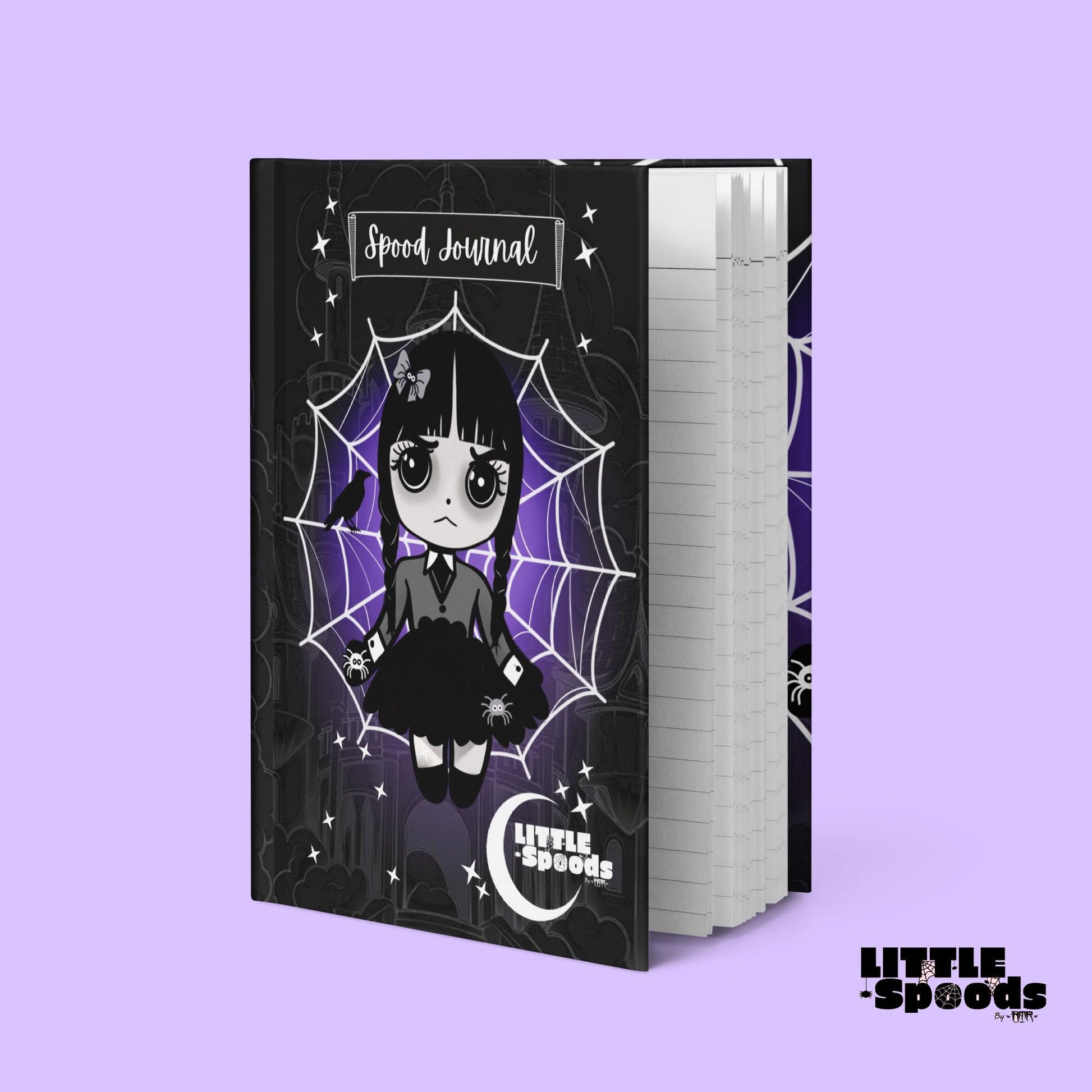 Hardcover spood journal with lined pages