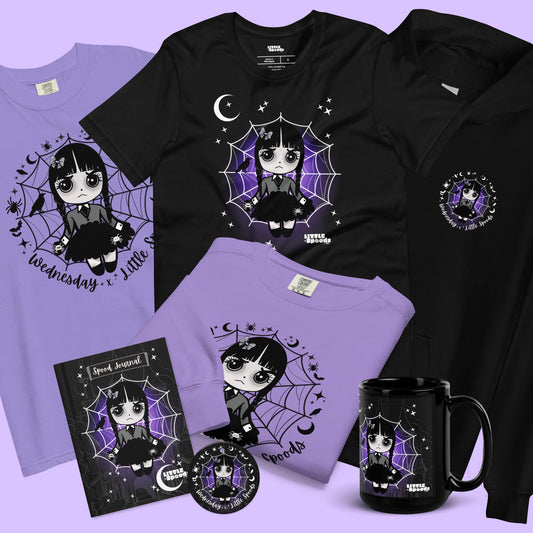 Wednesday-Inspired Little Spoods Hoodie